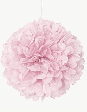 Lys Rosa Puff Pom Pom 40 cm