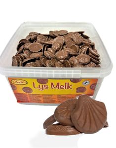 1,7 Kg Cloetta Lys Melk - Boks med Lyse Melkesjokoladebiter