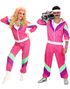 Hip Hop Flava - 80 Talls Rosa Grilldresskostyme
