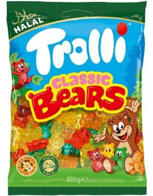 Trolli Classic Bears - Gummibjørner 100 gram