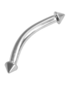 Micro Spike Colorized Steel - 1.2 x 8 mm Øyenbrynspiercing