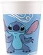 8 stk Pappkrus 200 ml - Stitch og Angel