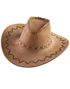 Brun Semsket Cowboyhatt