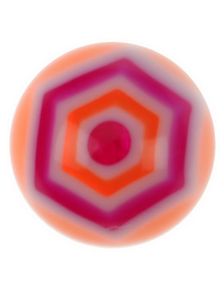 Hexagonal - Orange Akrylkule