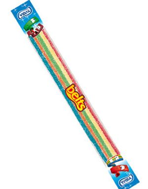 Vidal Rainbow Sour Belt - Regnbuefarget Sur Vingummi