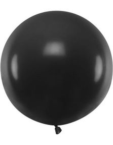SVART Pastellfarget Rund JUMBO Ballong 60 cm