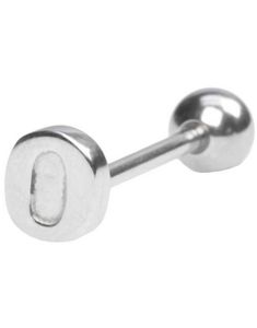 Tungepiercing med Bokstaven O