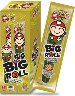 9 stk Big Roll Grilled Seaweed Roll - Tao Kae Noi 27 gram (Thailand)