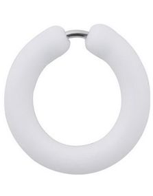 Silikon White Circle - Fake Piercing