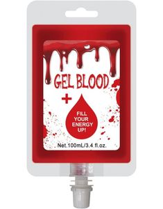 Blod Pose med Fake Blod 100 ml
