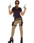 Lara Croft Inspirert Damekostyme - Strl S