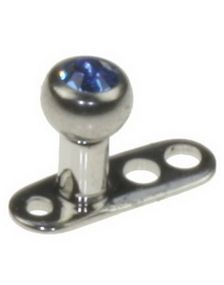 Blue Stone Dermal Anchor - 1,6 x 2,5 mm