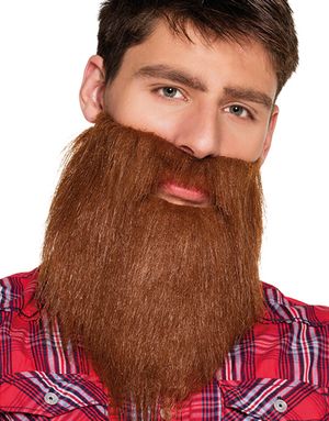 Brunt Hipster / Cowboyskjegg