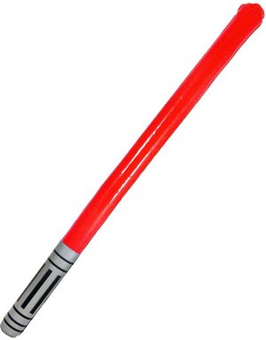 Rød Oppblåsbar Lightsaber 90 cm