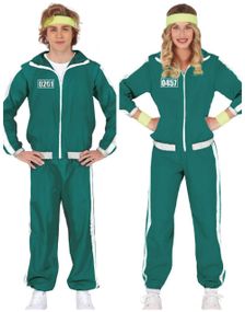 Parkostyme - Squid Game Inspirert Tracksuit Kostyme