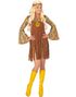 Flower Power Babe - Hippiekostyme til Dame