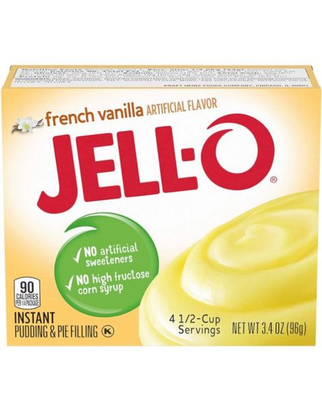 Jell-O Instant French Vanilla Pudding - 96 g (USA Import)