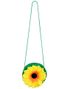 Grønn Skulderveske med Solsikkeblomst