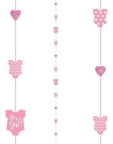 Its a Girl - Rosa Bodyformet Ballonghale 182 cm
