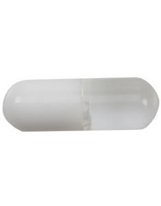 Pille Hvit - 5x15 mm Akrylkule til 1,6 mm stang