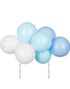 Blå Kakedekorasjon med Ballonger DIY