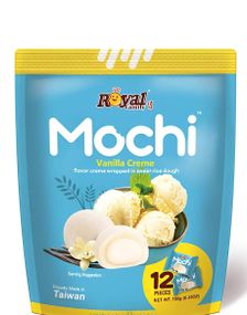 1770249600_1Royal Family Mochi Vanilla Creme - Mochi med Vaniljesmak 180 gram (Taiwan)