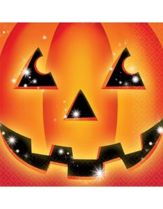 20 stk Halloween Gresskar Servietter 33x33 cm 