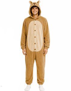 Kigurumi Flodsvin/Capybara Kostyme til Mann - Onesize Large