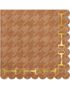 12 stk Brune Servietter 33x33 cm - Gull Stigbøyle Hest