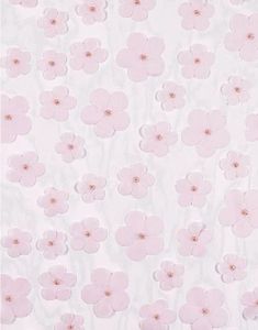 Rosa Blomstrete Bordløper 26x500 cm