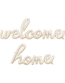 Welcome home - Folie Ballong - Banner 335x71 cm