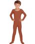 Brun Bodysuit til Barn med Lange Ermer