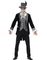 Dark Mad Hatter Inspirert Kostyme med Hatt til Mann