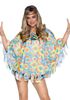 Pastell Hippie Poncho og Hodebånd