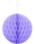 Lavendelfarget Honeycomb Ball VELG STØRRELSE 10-40 cm