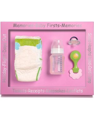 Baby Bilder og Minnesmerker - Dyp Rosa Foto/Minneramme 35x28 cm