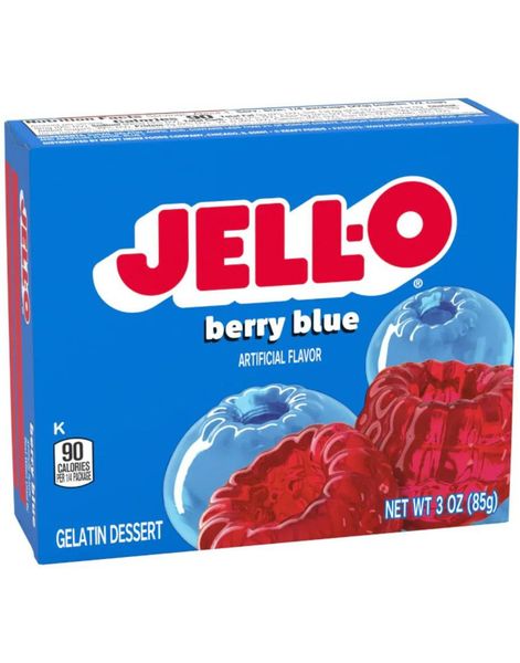 Jell-O Berry Blue - Gelé Dessert - 85 g (USA Import)