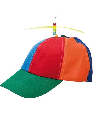 Fargerik Caps med Propell