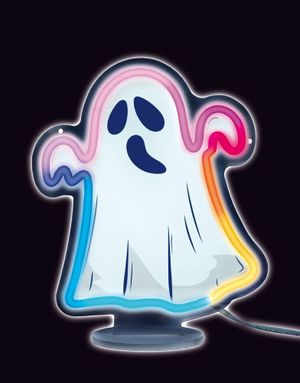 Spøkelse Lampe med RBG LED-Lys 21,5x25 cm