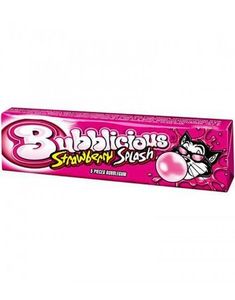 Bubblicious Strawberry Splash Tyggegummi 38g 