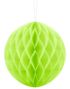 Limegrønn Honeycomb Ball - VELG STØRRELSE 10-20 cm