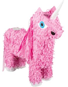 Rosa Enhjørning Pinata 47x39 cm
