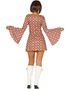 70'S Disco Girl Rutete Kostymekjole