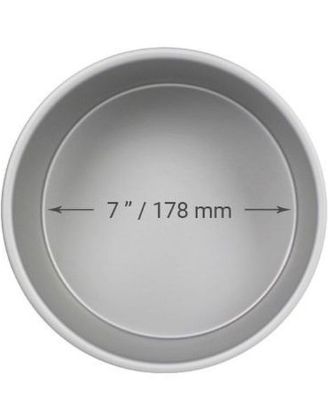 PME Rund Kakeform i Aluminium Ø17 x 7,5 cm