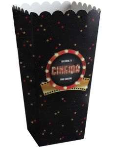 8 stk Hollywood Popcornbeger