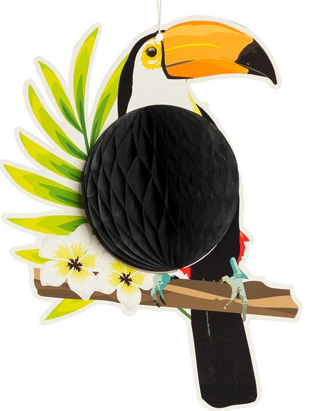 Svart Honeycomb 27 cm - Toucan