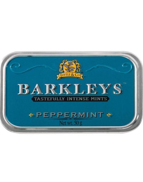 Barkleys Tastefully Intense Mints Peppermint - Sukkertøy med Peppermyntesmak 50g