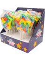 16 stk Star Lollies - Store Stjerneformede Kjærligheter på Pinne - Candy Realms - Hel Eske 2 kg