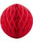 Rød Honeycomb Ball VELG STØRRELSE 10-40 cm