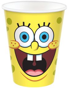 8 stk SpongeBob Squarepants Koppper 250 ml
